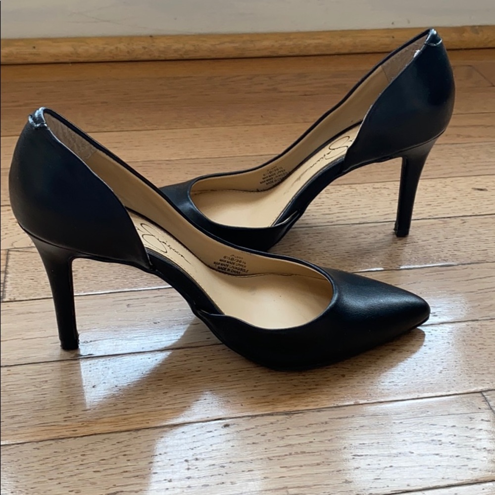 Like New Jessica Simpson Leather 3in Heels